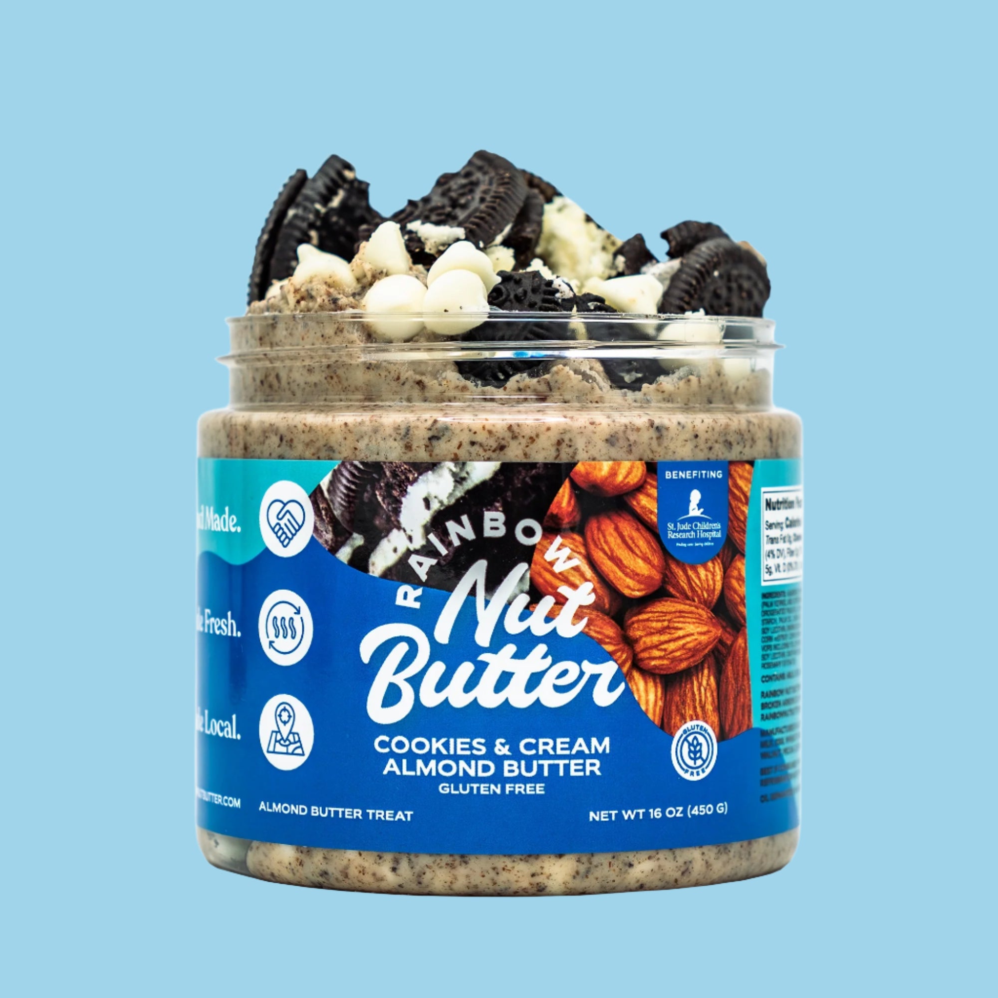 Cookies and Cream ALMOND BUTTER GLUTEN FREE