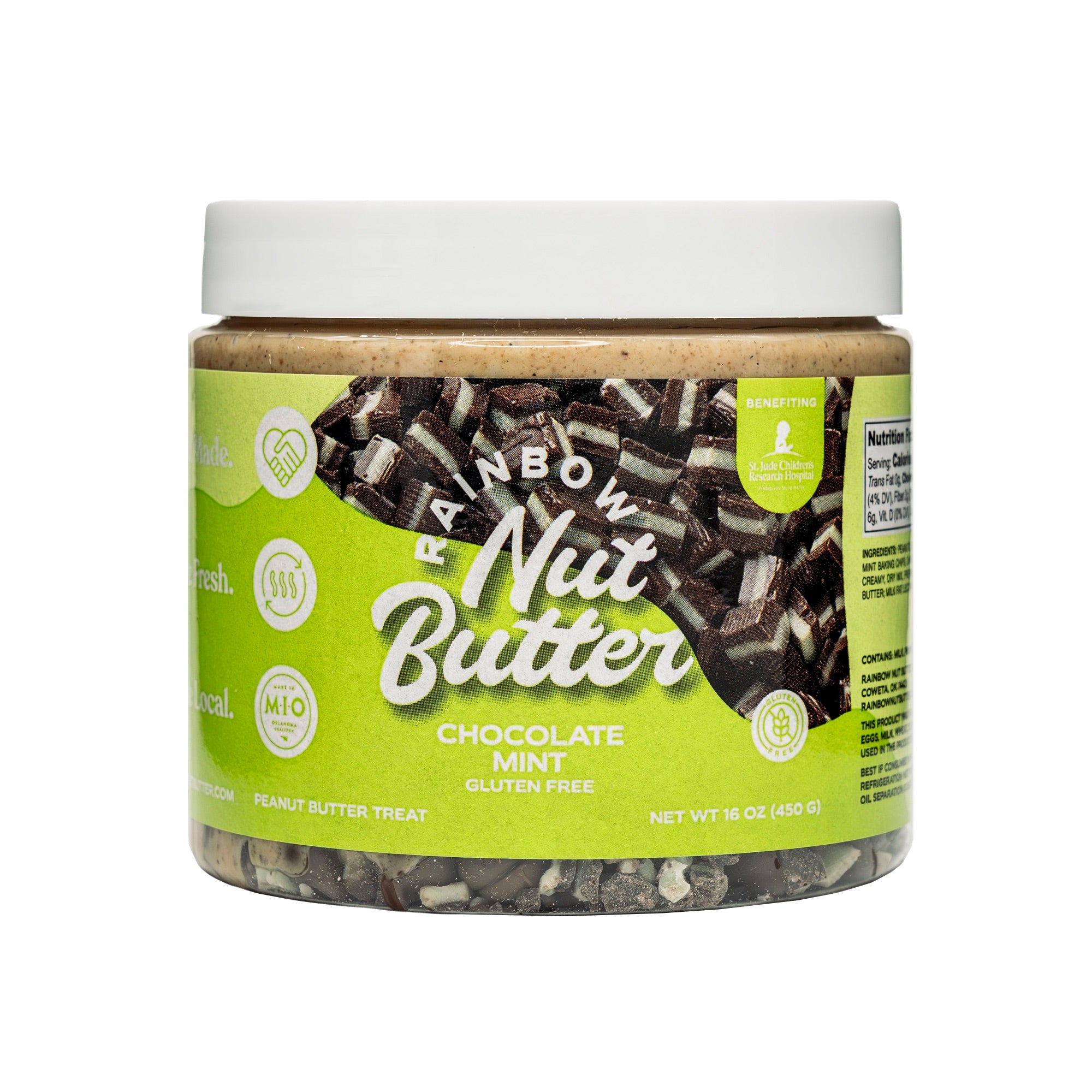 Chocolate Andes Mint Peanut Butter Treat