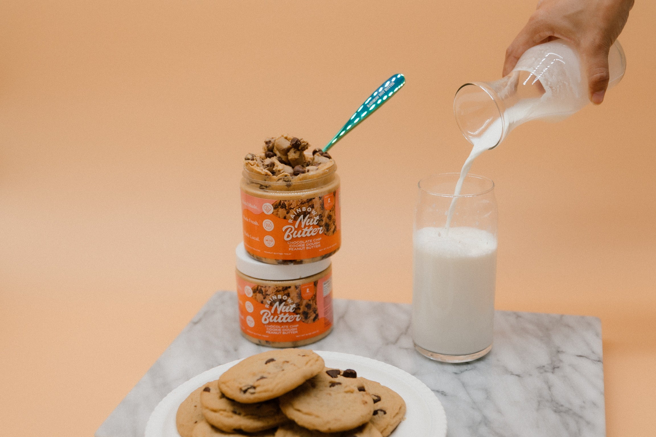 Chocolate Chip Cookie Dough Peanut Butter Treat