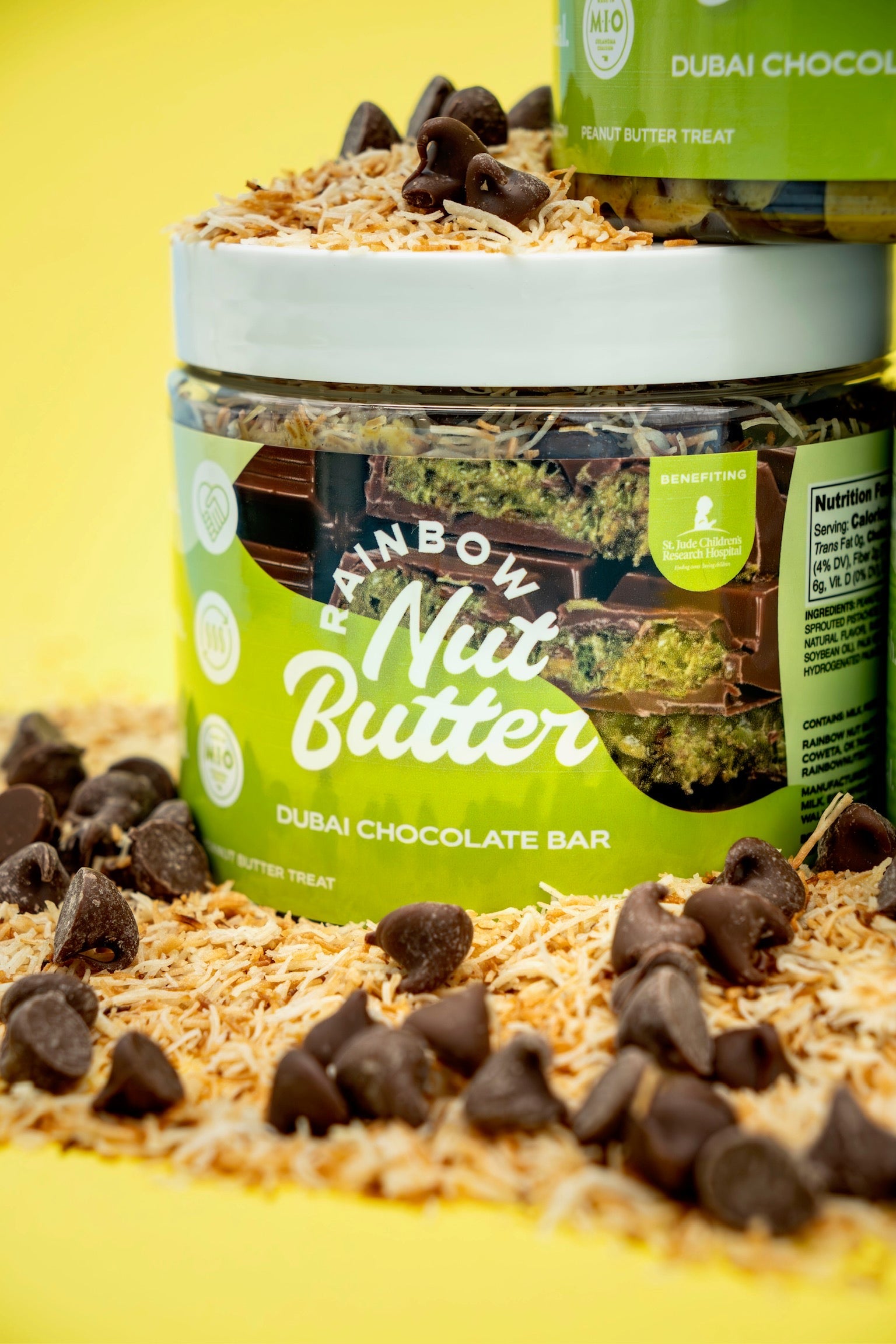 DUBAI CHOCOLATE BAR PEANUT BUTTER BASE RED LABEL