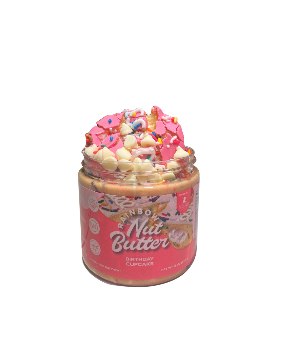 Birthday Cupcake Peanut Butter Treat Sprinkles Frosting