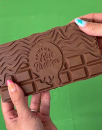Marshmallow Frosted Animal Cookies Filled DIY Chocolate Bar Kit with Reusable Mold & Decorating Wand