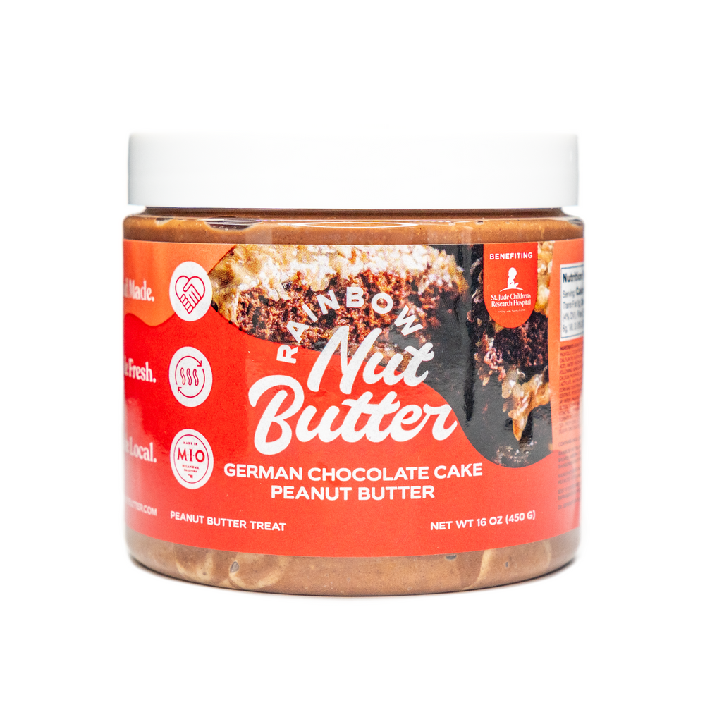 GERMAN CHOCOLATE CAKE Pecan Coconut Frosting Treat Snack Dessert Coconut Flakes Chocolate Peanut Butter Milk Chocolate Chips