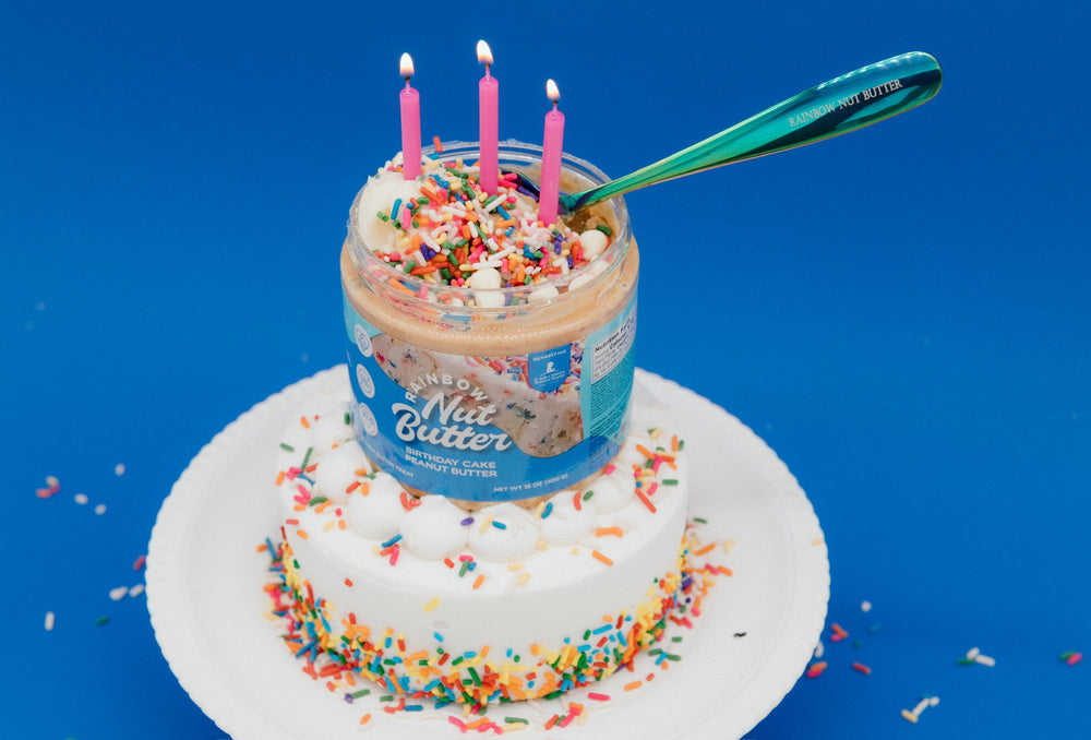Birthday Cake Peanut Butter White Chocolate Dessert Sweet Snack