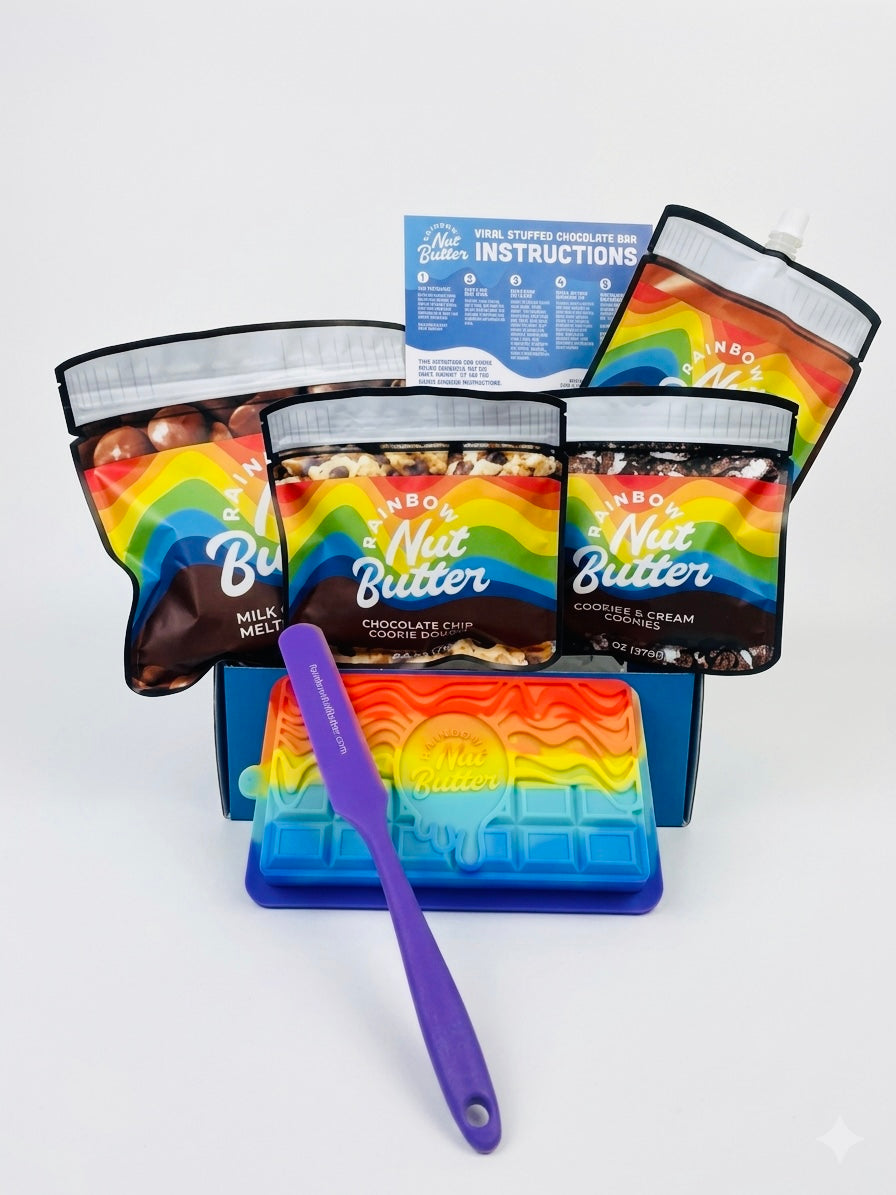 Twix, Caramel, Caramel Bits Filled DIY Chocolate Bar Kit with Reusable Mold & Decorating Wand
