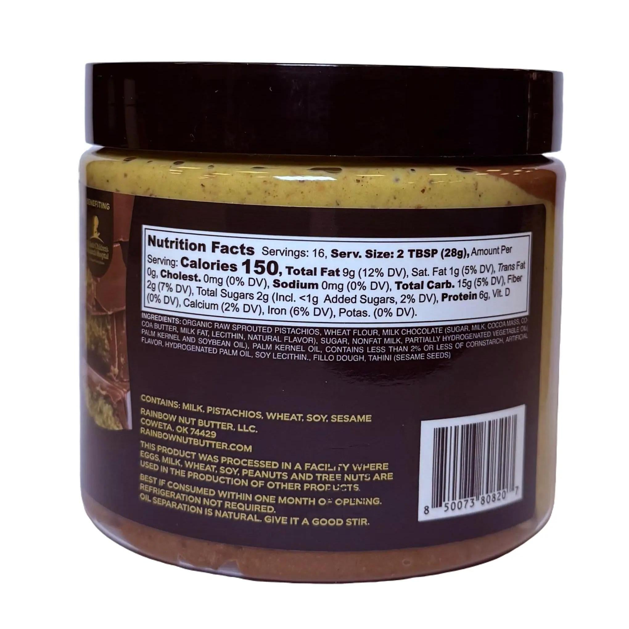 Dubai Chocolate Bar MILK CHOCOLATE Pistachio Nut Butter Cream NO PEANUT BUTTER NO PEANUT BUTTER! Chocolate Chips KATAIFI (NEW PACKAGING)