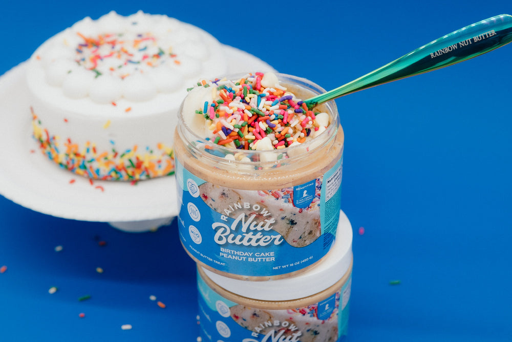 Birthday Cake Peanut Butter White Chocolate Dessert Sweet Snack