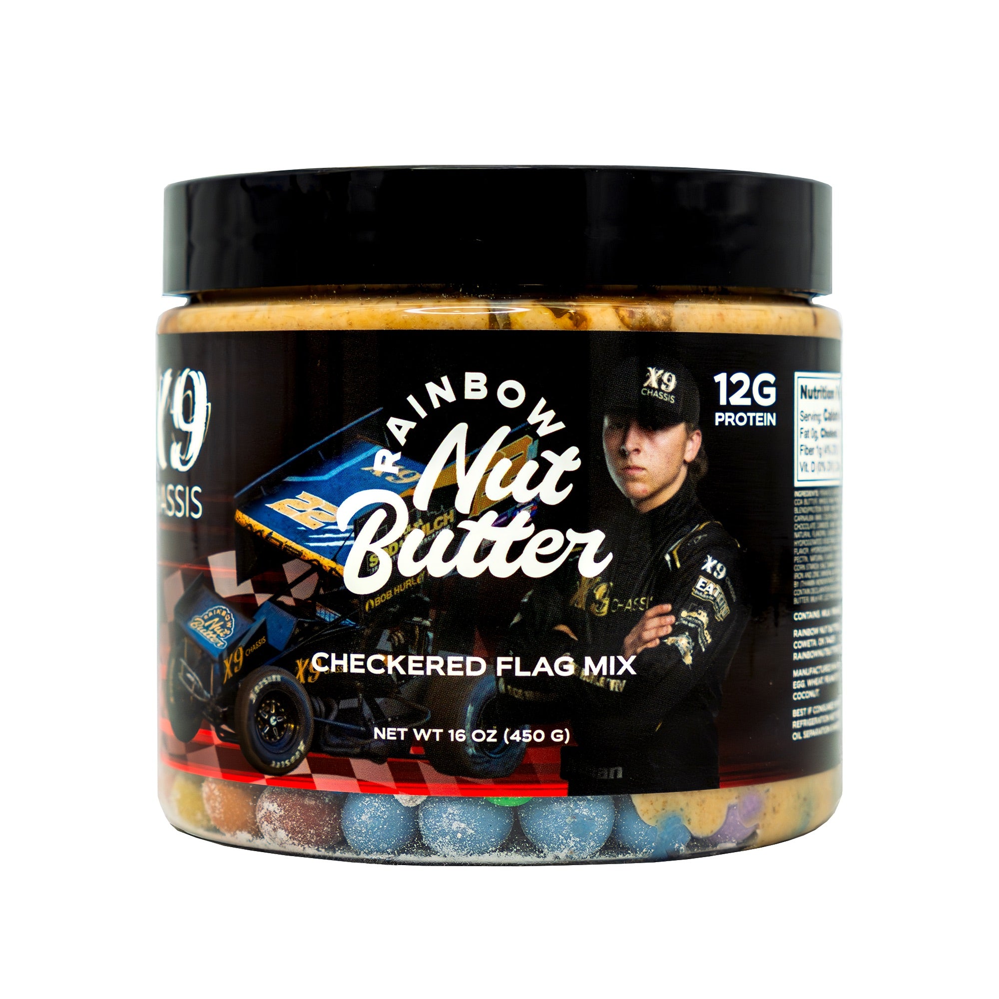 Muddy Buddy Chex Mix Peanut Butter Treat with Caramel M&M's Whey Protein Balls Chocolate - GO FOLLOW REES MORAN RACING ON TIKTOK FOR A CHANCE TO WIN FREE PEANUT BUTTER