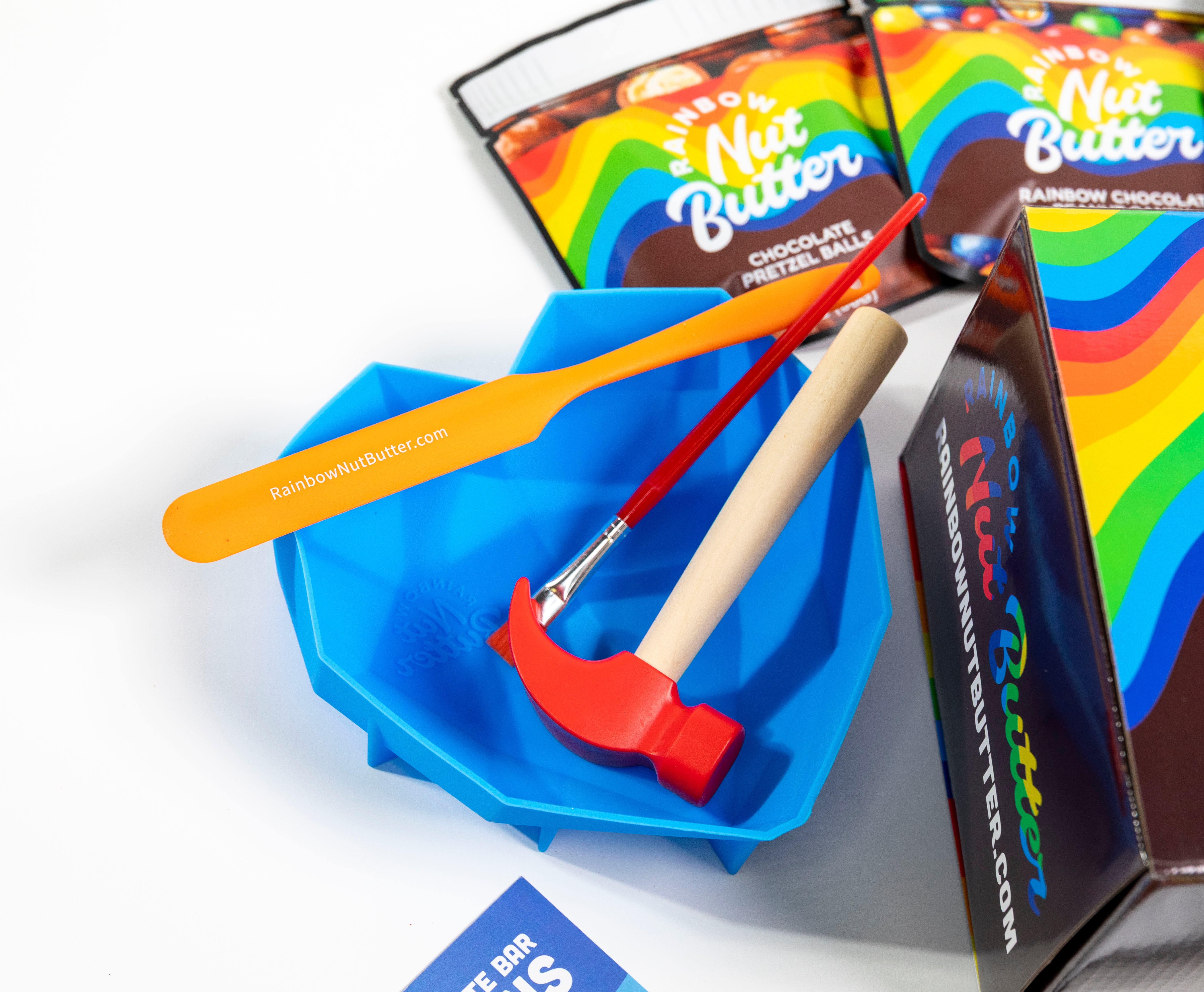 DIY Chocolate Making Kit HUGE BREAKABLE BLUE HEART Peanut Butter