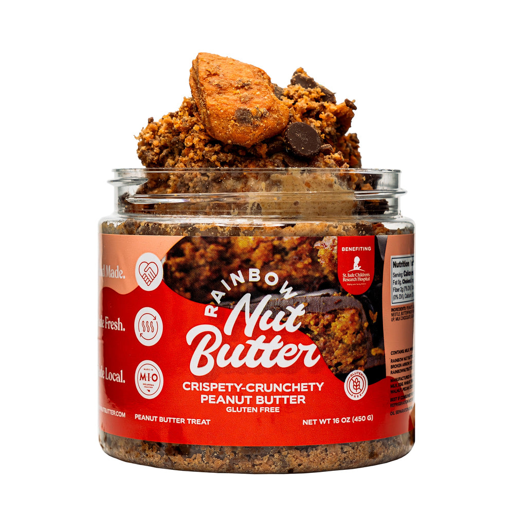 CRISPETY CRUNCHY Candy Bar Peanut Butter Chocolate Treat Gluten Free Snack Sweet Snack Milk Chocolate Chips Dessert Butterfinger
