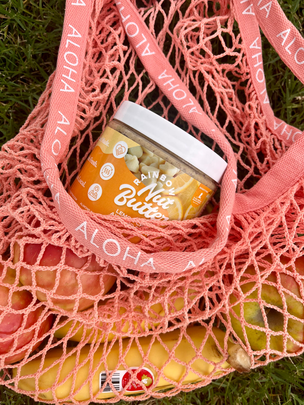 LEMON ALMOND BUTTER Nut Butter Treat Spread White Chocolate Dessert Dip Sweet Creamy Flavor High Protein Snack for Kids Rainbow Nut Butter