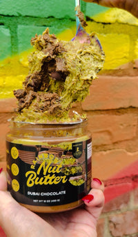 HAZELNUT DUBAI Chocolate Bar Hazelnut Pistachio Nut Butter Cream Crunchy Kataifi Kanafeh Nut Butter VIRAL