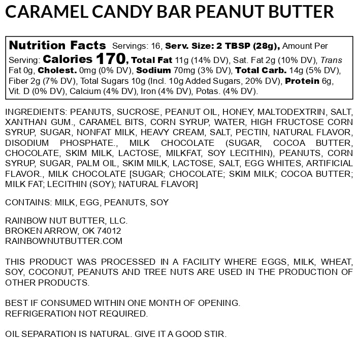 NOUGAT CARAMEL CANDY BAR consisting of Nougat topped with Caramel and Peanuts all encased in Milk Chocolate Peanut Butter Nut Butter Snack Dessert