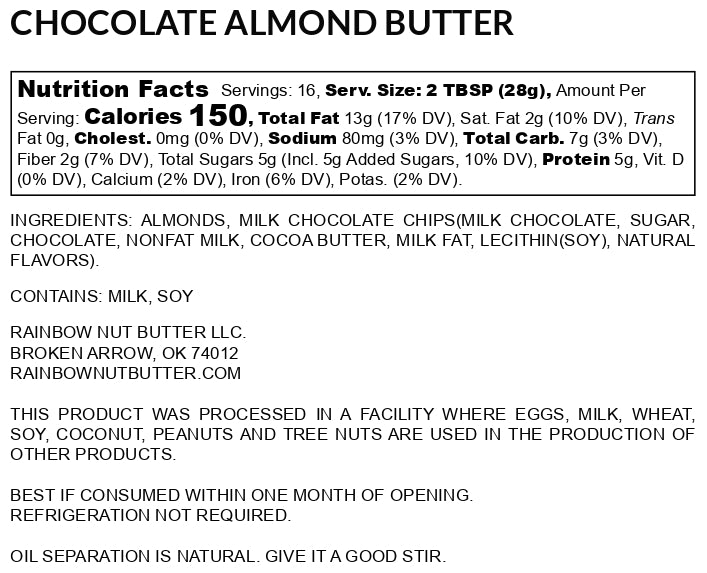 Chocolate Almond Butter Chocolate Treat