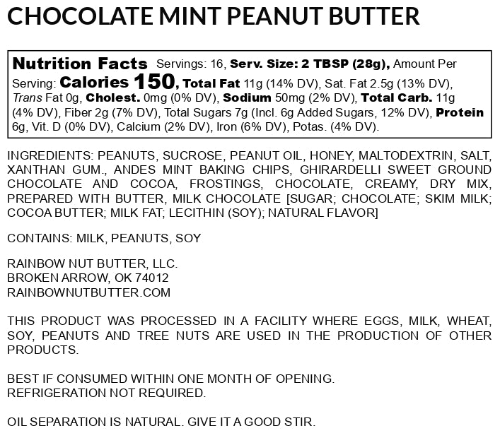 Chocolate Andes Mint Peanut Butter Treat