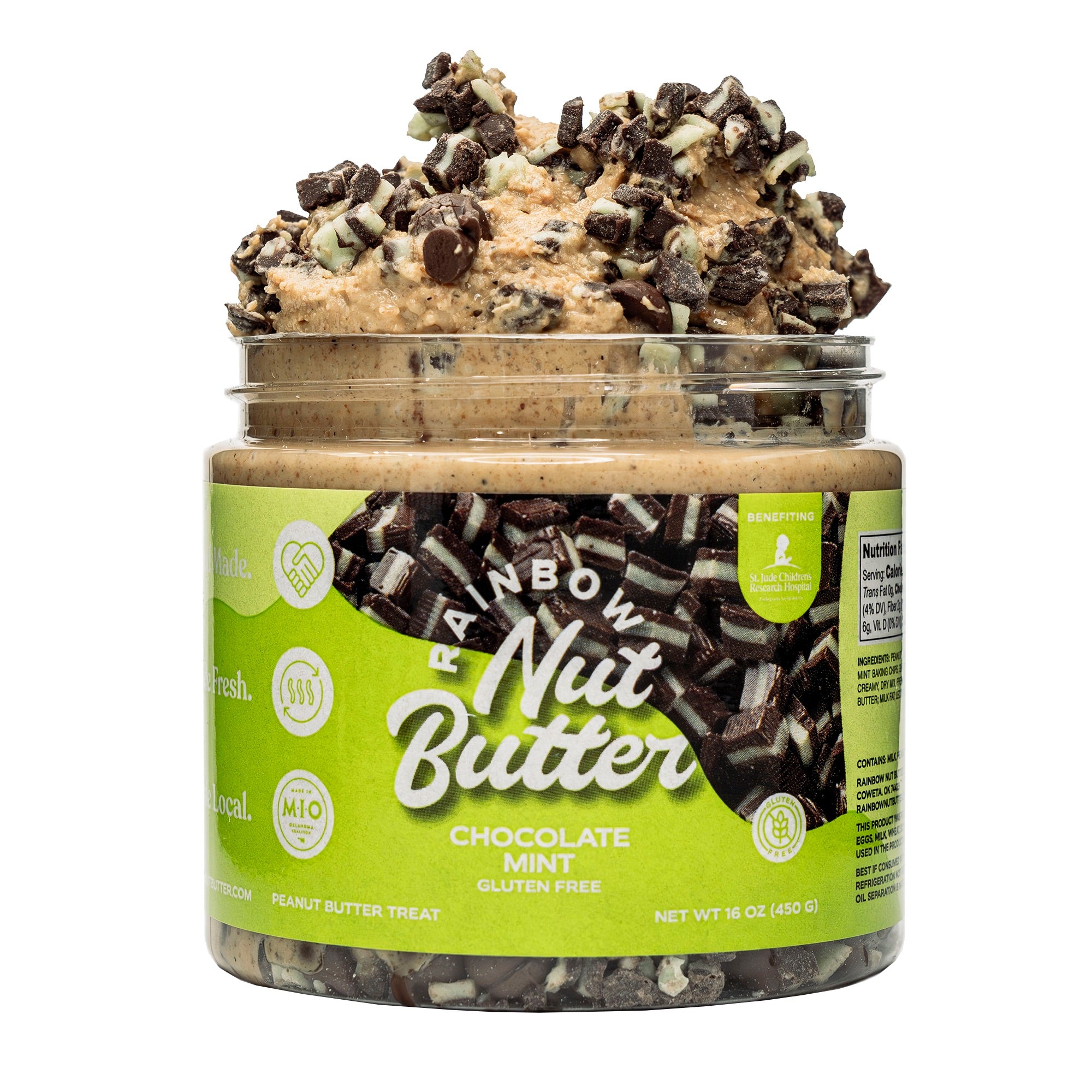 Chocolate Andes Mint Peanut Butter Treat