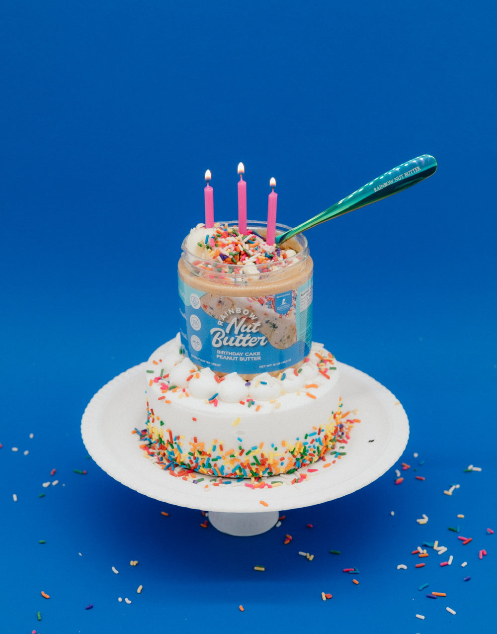 Birthday Cake Peanut Butter White Chocolate Dessert Sweet Snack