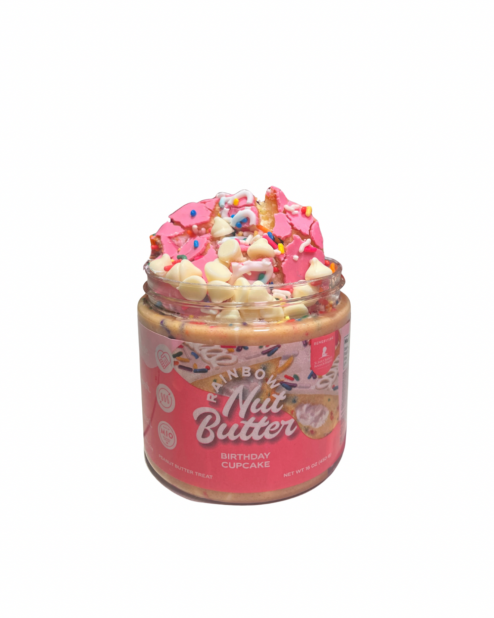 Birthday Cupcake Peanut Butter Nut Butter Frosting Icing Sprinkles Treat Snack Sweet Chocolate Creamy
