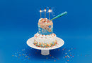 Birthday Cake Peanut Butter Treat Frosting with Sprinkles