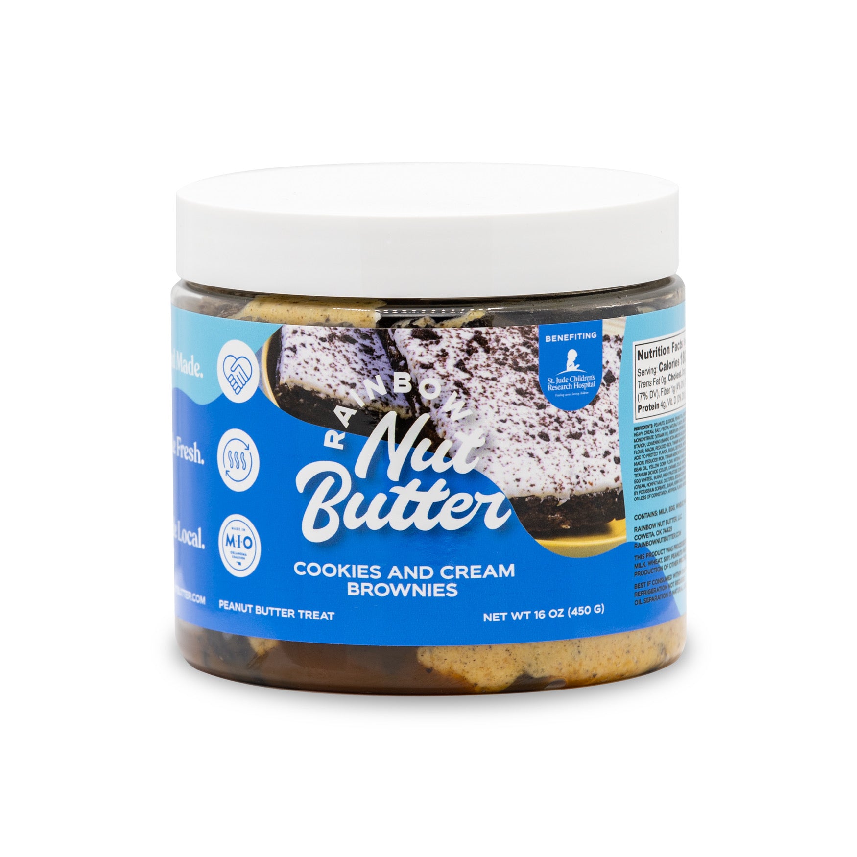 Cookies and Cream BROWNIE Peanut Butter