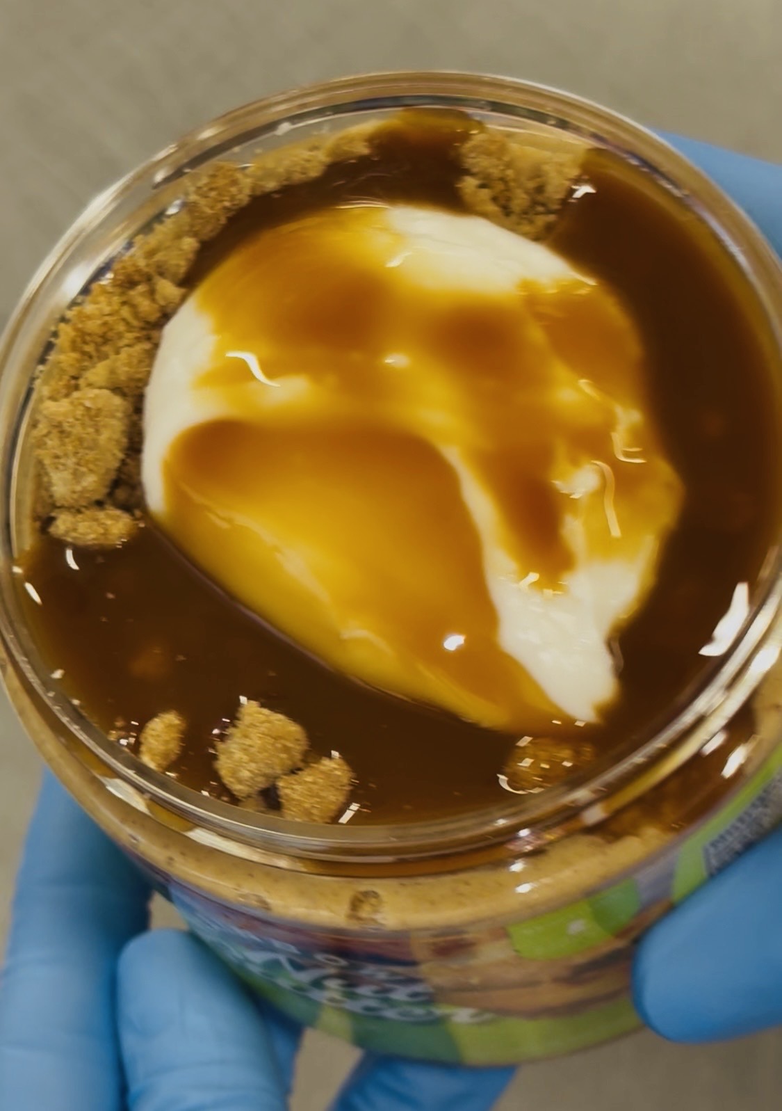 Apple Pie Icing Cinnamon Streusel Peanut Butter Treat Snack Dessert