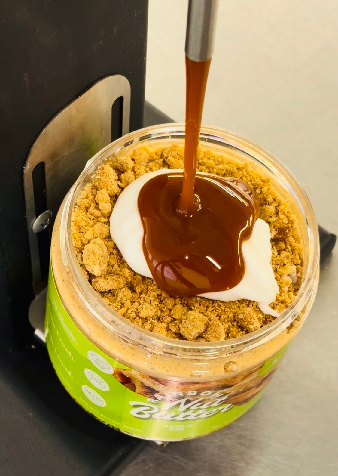 Apple Pie Icing Cinnamon Streusel Peanut Butter Treat Snack Dessert