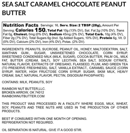 Sea Salt Caramel Ghirardelli Peanut Butter
