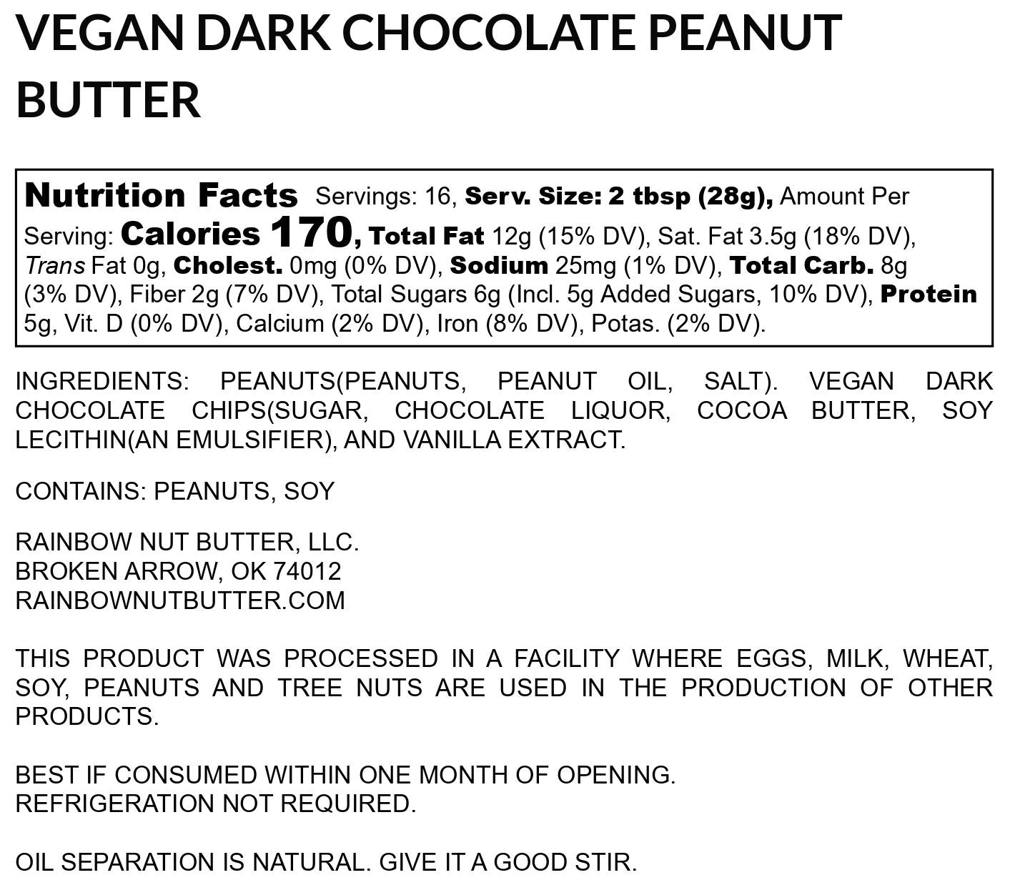 Vegan Dark Chocolate Peanut Butter Treat Gluten Free