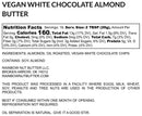 Vegan White Chocolate Almond Butter Treat Gluten Free