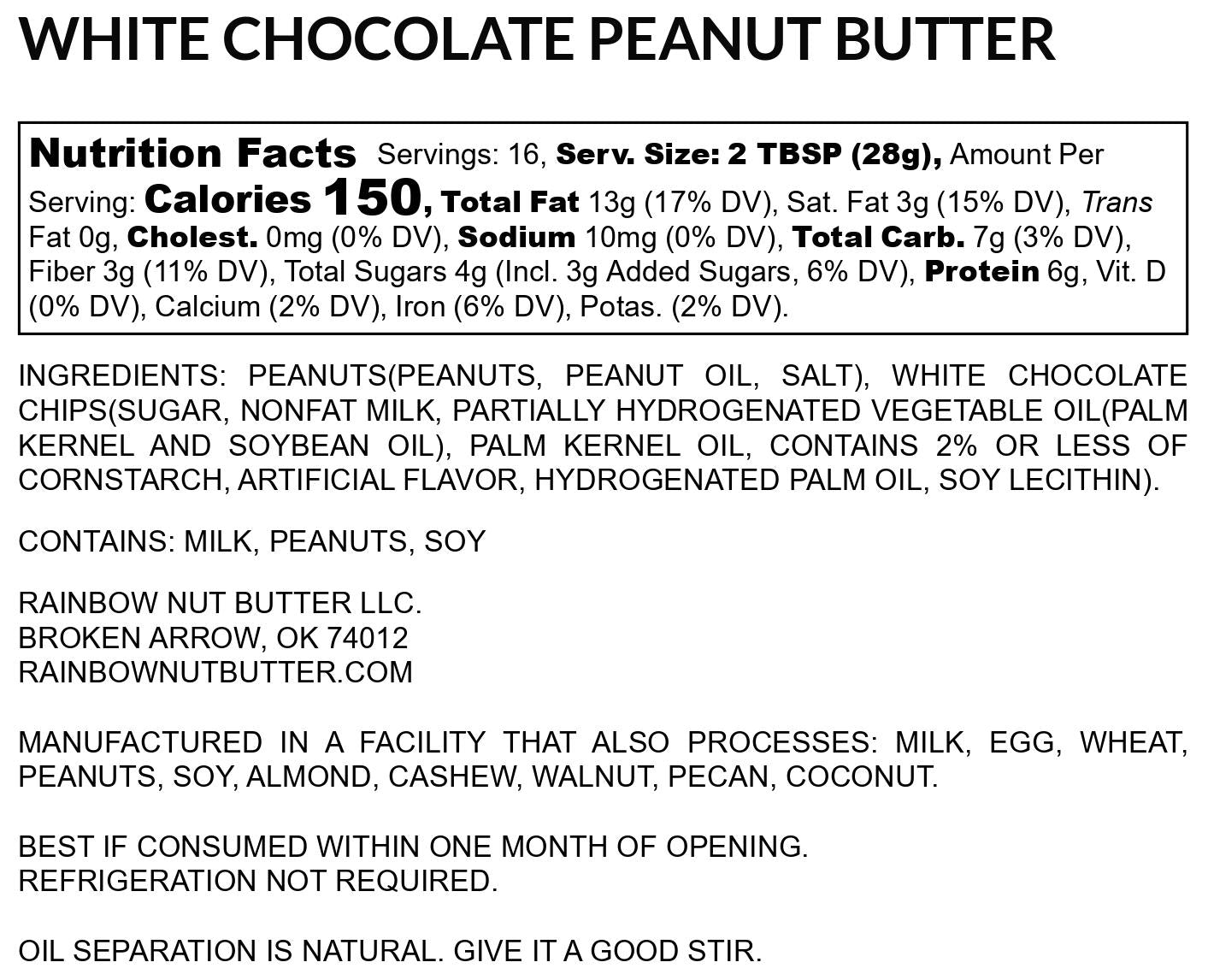 White Chocolate Peanut Butter Treat