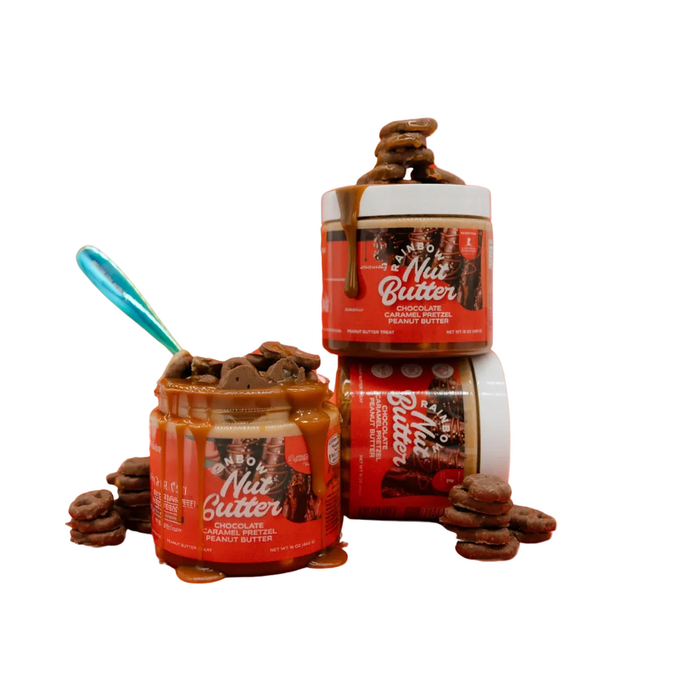 Chocolate Caramel Pretzel Peanut Butter Treat Flavor Dip Sweet MINI PRETZELS Snack