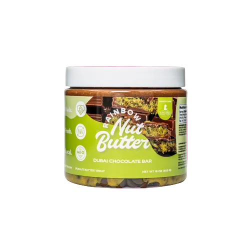 Dubai Chocolate Bar Hazelnut Pistachio Nut Butter Cream