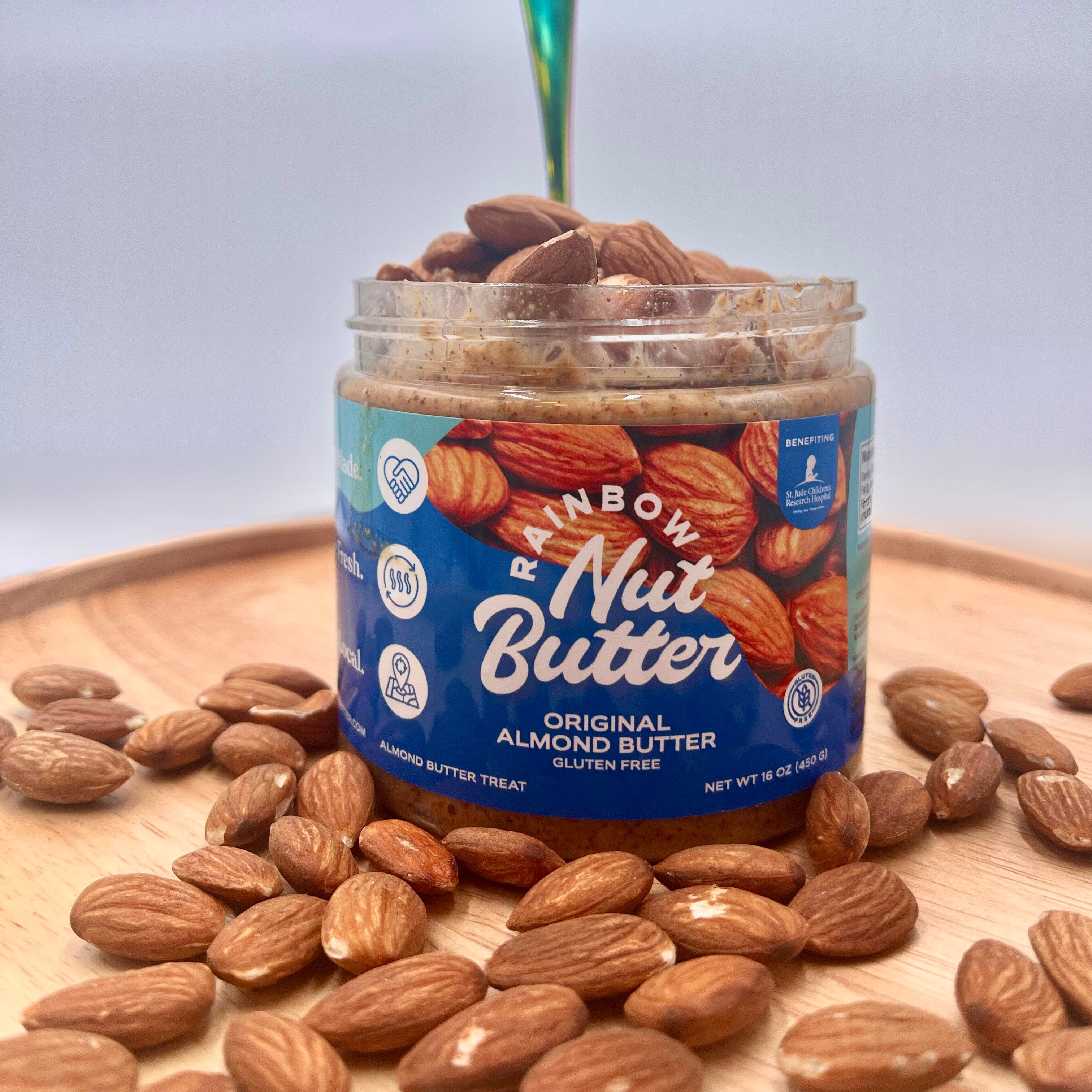 Original Almond Butter Gluten Free Rainbow Nut Butter