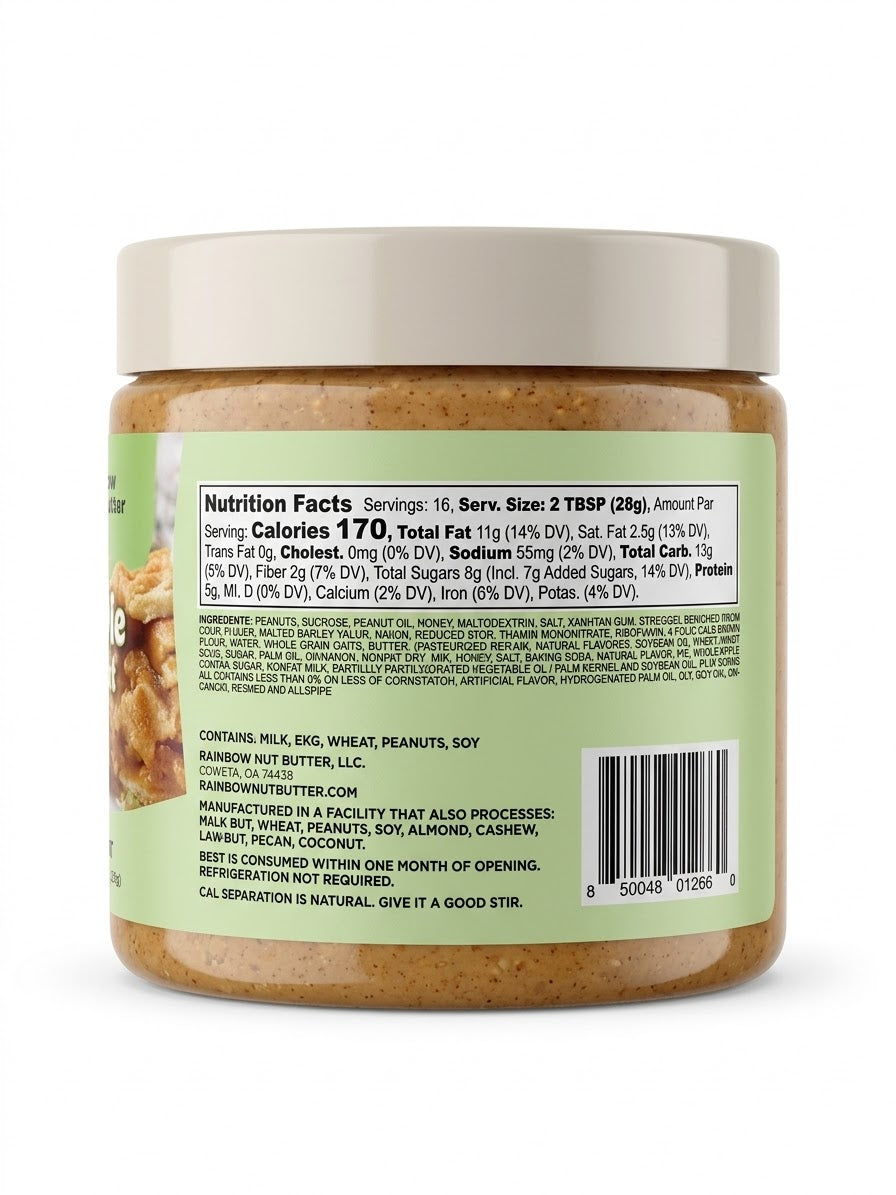Apple Pie Icing Cinnamon Streusel Peanut Butter Treat Snack Dessert