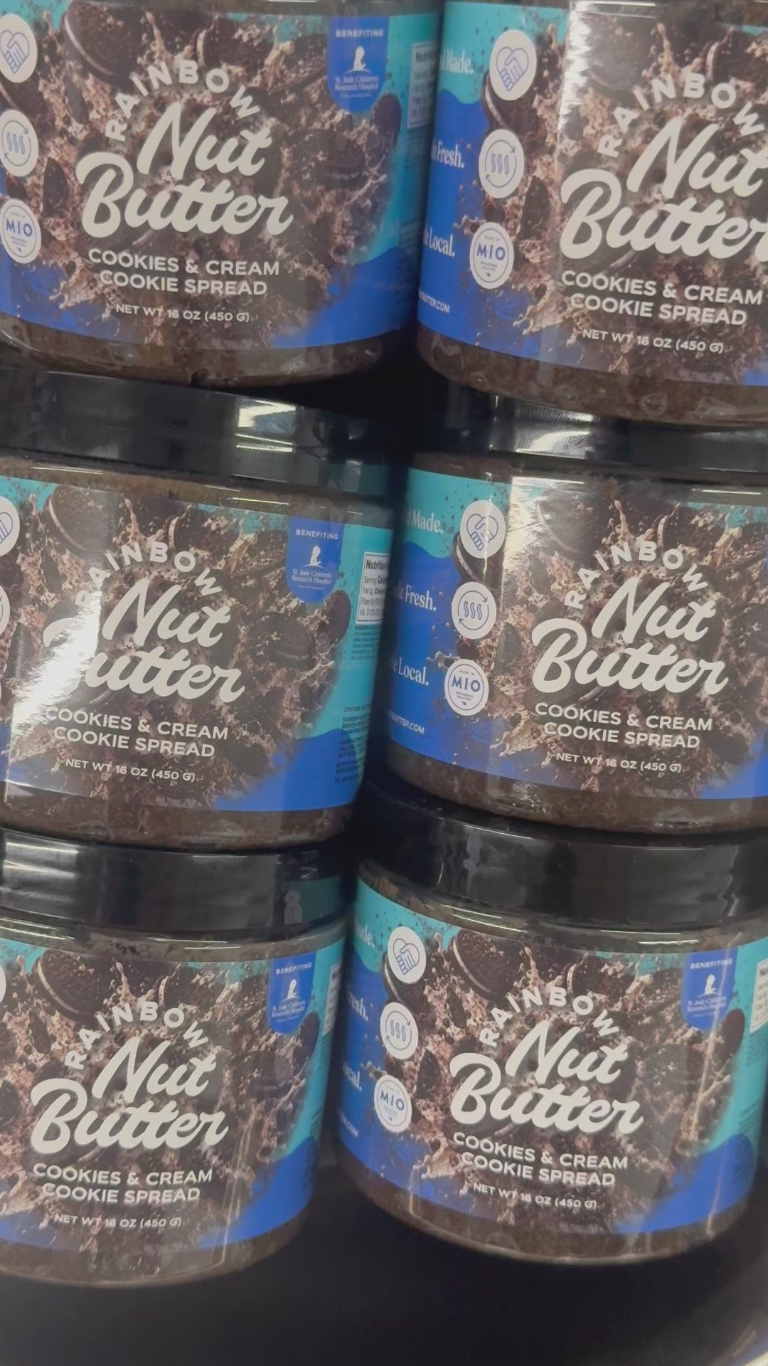 Cookie And Cream Cookie Spread NO PEANUTS OR NUTS