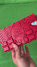 Brownie, Freeze-Dried Strawberries, Raspberry Puree Filled DIY Chocolate Bar Kit with Reusable Mold & Decorating Wand