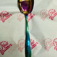 Rainbow Nut Butter Spoon Rainbow Color Metal