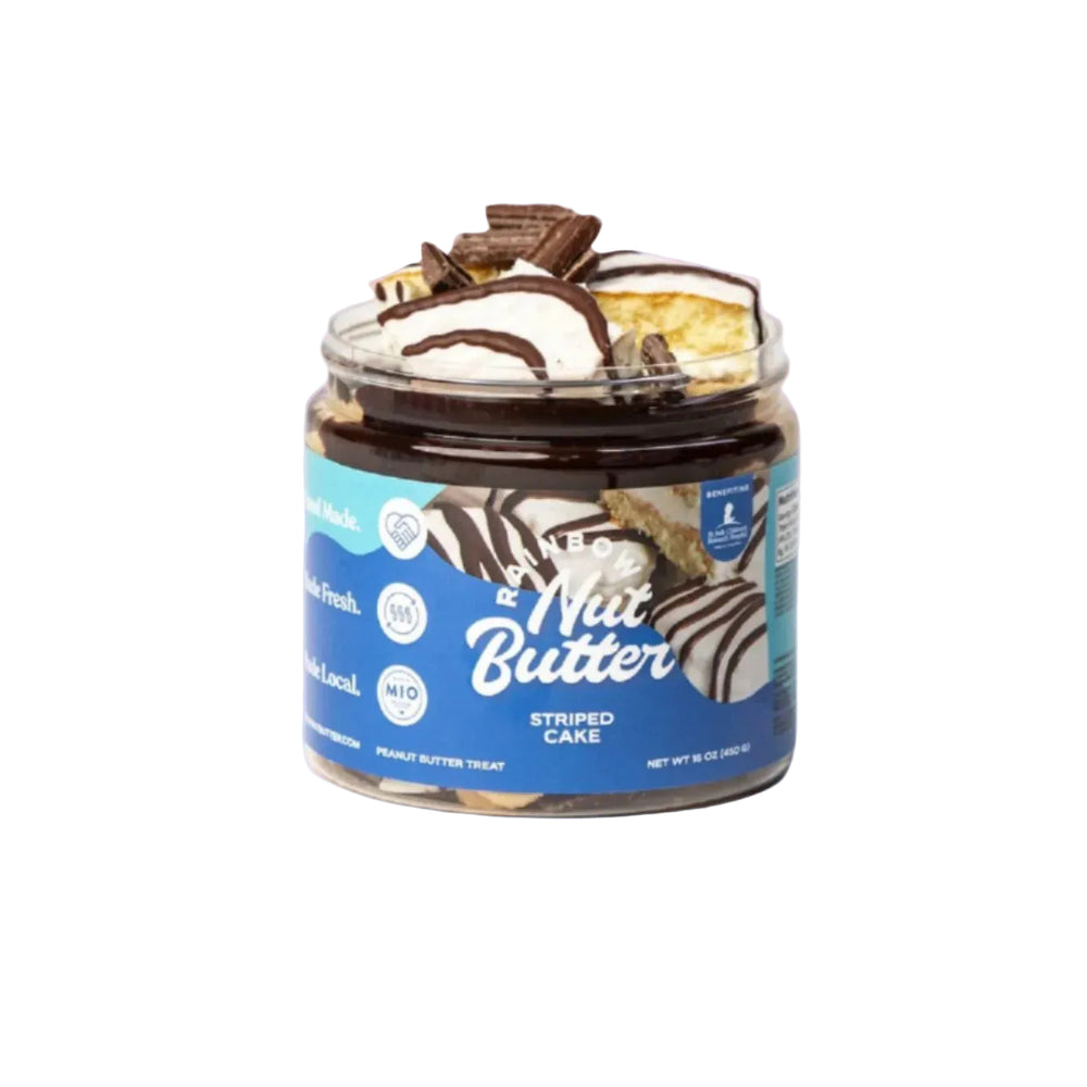 STRIPED HORSE Cake Chocolate Peanut Butter Treat Milk Chocolate White Rainbow Nut Butter Dessert Sweet Snack Treat